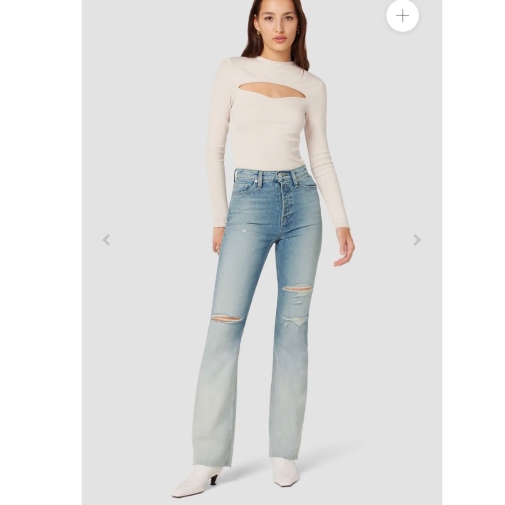 New Hudson Faye Ultra High-Rise Flared Jeans Women's Size W33